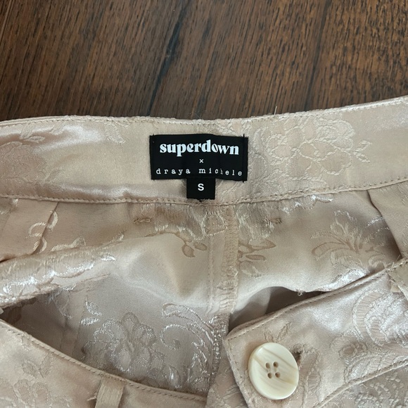 Superdown Carmen Cargo Pants w/ Floral Jacquard Pattern - Picture 8 of 8